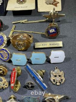 LOT x53 WW2 WWII Military Army Navy USN US Army Air Force USAAF Pins & Buttons