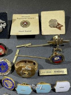 LOT x53 WW2 WWII Military Army Navy USN US Army Air Force USAAF Pins & Buttons