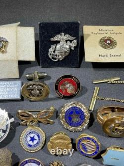 LOT x53 WW2 WWII Military Army Navy USN US Army Air Force USAAF Pins & Buttons