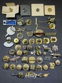 LOT x53 WW2 WWII Military Army Navy USN US Army Air Force USAAF Pins & Buttons