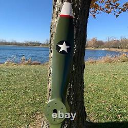 Large WWII Airplane Propeller Replica US Army Air Corps Authentic Décor 76