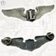 Liaison Pilot Wings Wwii U. S. Army Air Corps Badge 3 Size Sterling 18g Ww2 #322