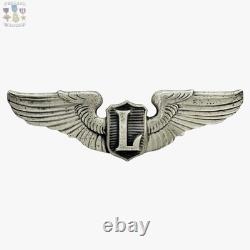 Liaison Pilot Wings Wwii U. S. Army Air Corps Badge 3 Size Sterling 18g Ww2 #322