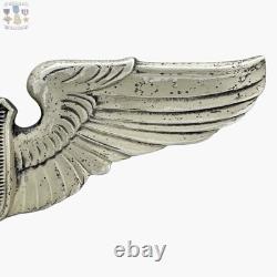 Liaison Pilot Wings Wwii U. S. Army Air Corps Badge 3 Size Sterling 18g Ww2 #322