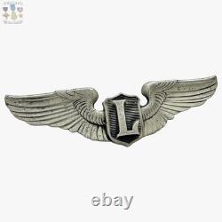 Liaison Pilot Wings Wwii U. S. Army Air Corps Badge 3 Size Sterling 18g Ww2 #322