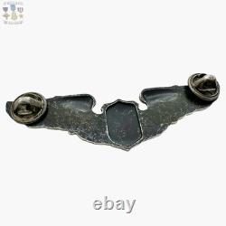 Liaison Pilot Wings Wwii U. S. Army Air Corps Badge 3 Size Sterling 18g Ww2 #322