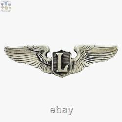 Liaison Pilot Wings Wwii U. S. Army Air Corps Badge 3 Size Sterling Ww2 #02