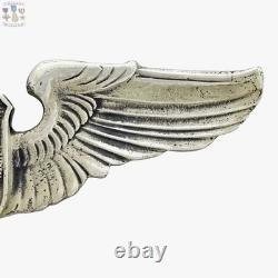 Liaison Pilot Wings Wwii U. S. Army Air Corps Badge 3 Size Sterling Ww2 #02