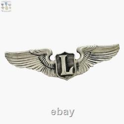 Liaison Pilot Wings Wwii U. S. Army Air Corps Badge 3 Size Sterling Ww2 #02