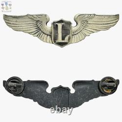 Liaison Pilot Wings Wwii U. S. Army Air Corps Badge 3 Size Sterling Ww2 #251