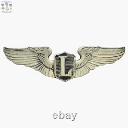 Liaison Pilot Wings Wwii U. S. Army Air Corps Badge 3 Size Sterling Ww2 #251