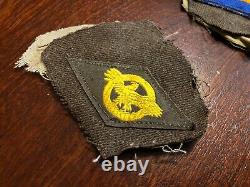 Lot Of 8 WW2 US Army Air Corps USAAC Uniform Cut Insignia Patches Ruptured Duck