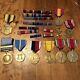 Lot Of WWII Korea Aviator Army Air Corp Medals, One Named