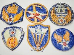 Lot of 15 WW2/WWII US ARMY AIR FORCE USAAF Uniform Shoulder Patches
