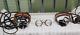Lot of 3 WWII HS-33 Headset / Receivers Army Air Corps & Aviator Goggle/Glasses
