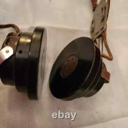 Lot of 3 WWII HS-33 Headset / Receivers Army Air Corps & Aviator Goggle/Glasses