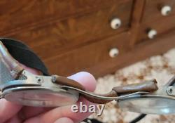 Lot of 3 WWII HS-33 Headset / Receivers Army Air Corps & Aviator Goggle/Glasses