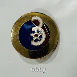Lot of WW2 WWII Era US Army Air Force Insignia Pins Sterling Aviation School Vtg