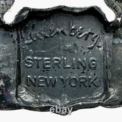 Luxenberg Wwii Army Air Corps Pilot Wings 2-1/16 Size Insignia Sterling