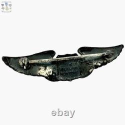 Luxenberg Wwii Army Air Corps Pilot Wings 2-1/16 Size Insignia Sterling