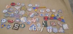 MEGA Lot of Military Patches Airborne Air Force Army Navy WWII Various Wars WWI