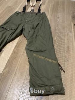 MINT WWII US Army Air Forces Type A-9 Flight Pants Alpaca Lined Suspenders SZ 40