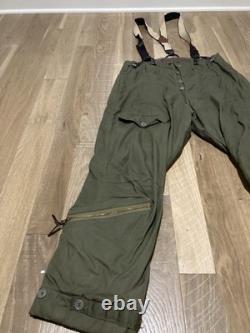 MINT WWII US Army Air Forces Type A-9 Flight Pants Alpaca Lined Suspenders SZ 40