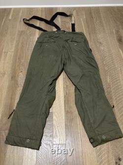 MINT WWII US Army Air Forces Type A-9 Flight Pants Alpaca Lined Suspenders SZ 40