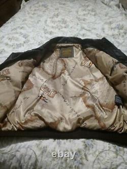 Men's WWII U. S Army Air Force JACKET TYPE A-2 FLYER'S LEATHER NSN NO. 8415