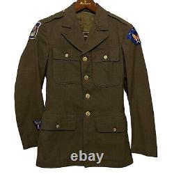 Named Harris 1940's WWII US Army Air Corp Jacket AACS Communications Specialists