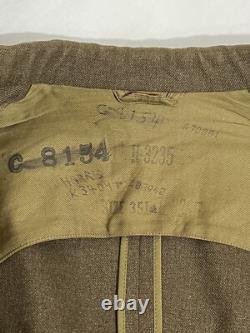 Named Harris 1940's WWII US Army Air Corp Jacket AACS Communications Specialists