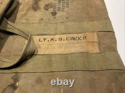 Named Original WWII U. S. Army Air Force Aviator Kit Bag AN-6505-1