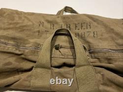 Named Original WWII U. S. Army Air Force Aviator Kit Bag AN-6505-1
