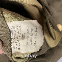 Named WWII US Army Air Corp Jacket & Pants Set