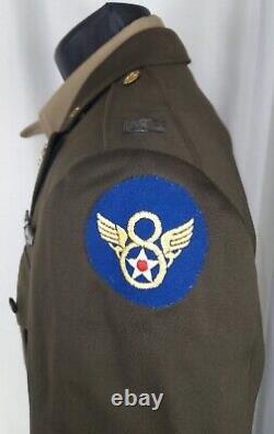 Named World War II Aviator Uniform 8th Army Air Force WWII WW2