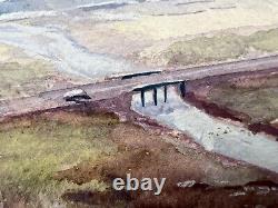 ORIGINAL 1941 P-51 MUSTANG Mark Painting ART WWII US ARMY AIR CORPS P51 Vintage