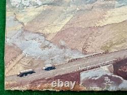 ORIGINAL 1941 P-51 MUSTANG Mark Painting ART WWII US ARMY AIR CORPS P51 Vintage