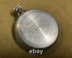 ORIGINAL Type A-8 Navigation Stop Watch Waltham US Army Air Force WWII 8th USAAF