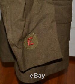 ORIGINAL WW2 US ARMY AIR CORPS ENLISTED 4 Pocket JACKET LARGE SIZE 42 R