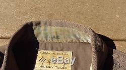 ORIGINAL WW2 US Army Air Corps Officer Pinks Uniform Shirt 15 1/2 x 32 1/2