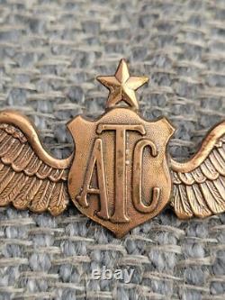 ORIGINAL WW2 US Army Pilots ATC (Air Transport Command) Wings