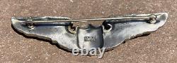 ORIGINAL WWII USAAF US Army Air Force STERLING 3 PILOT WINGS BY JOSTEN Pinback