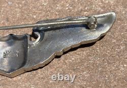 ORIGINAL WWII USAAF US Army Air Force STERLING 3 PILOT WINGS BY JOSTEN Pinback