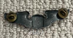 ORIGINAL! WWII USAAF US Army Air Force Sterling 3 Pilot Wings By Josten Pinback