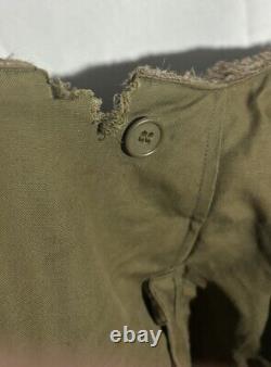 ORIGINAL WWII US ARMY AIR FORCE A10 SZ 36 WAIST FLIGHT Fur Lined TROUSERS