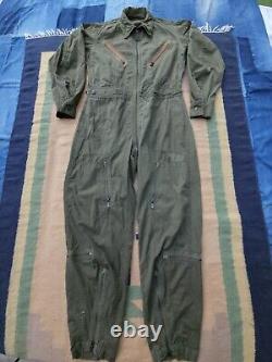 ORIGINAL WWII US ARMY AIR FORCE CORP AAF TYPE K-1 SUMMER FLYING SUIT Medium Long