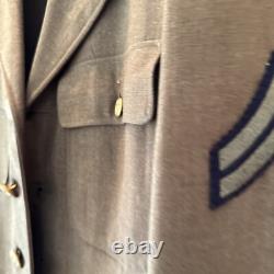 ORIGINAL WWII US ARMY AIR FORCE Jacket 111th With Hat