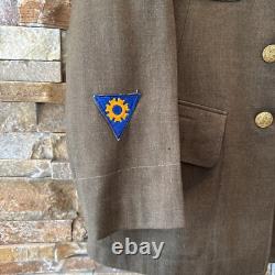 ORIGINAL WWII US ARMY AIR FORCE Jacket 111th With Hat