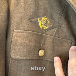 ORIGINAL WWII US ARMY AIR FORCE Jacket 111th With Hat