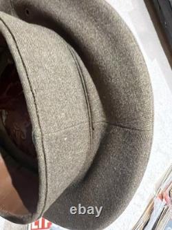ORIGINAL WWII US ARMY MILITARY ARMY AIR CORPS CADET HAT With 1939 Data Mark